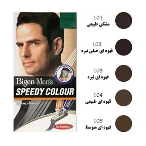 تصویر رنگ مو سریع مردانه شماره 104 بیگن ۴۰ گرم
